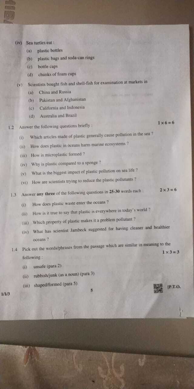 \u0026 Analysis Paper Review: CBSE 12th English Students ... say