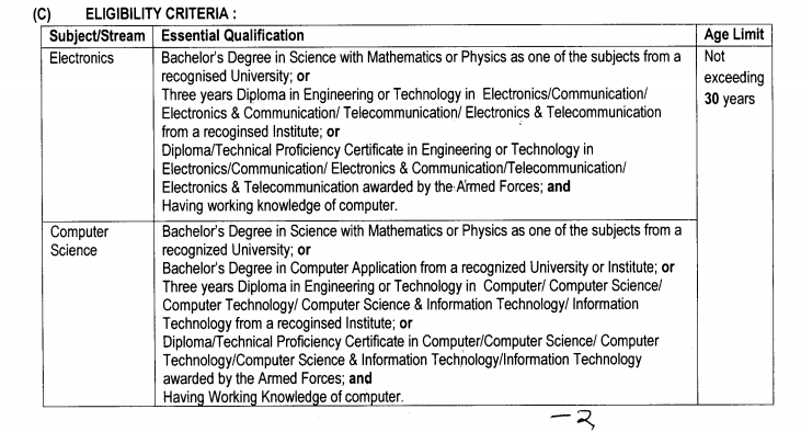 eligibility