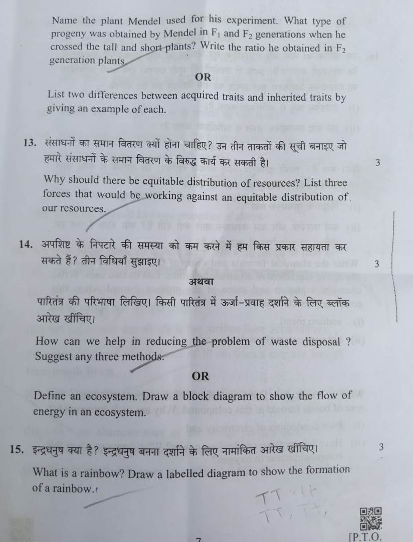 Class 5 Question Paper 2020 : CBSE Sample Paper for Class 5 English 