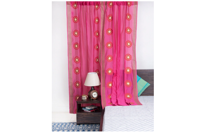 Colourful curtains