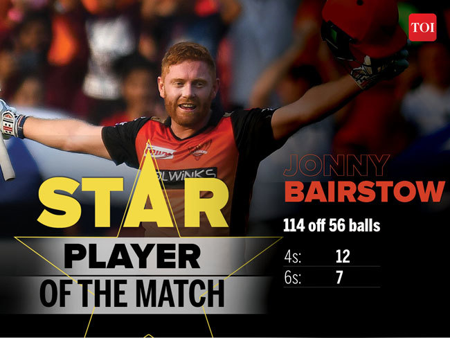 Ipl 2019 Bairstow Warner Blast Leaves Bangalore High And