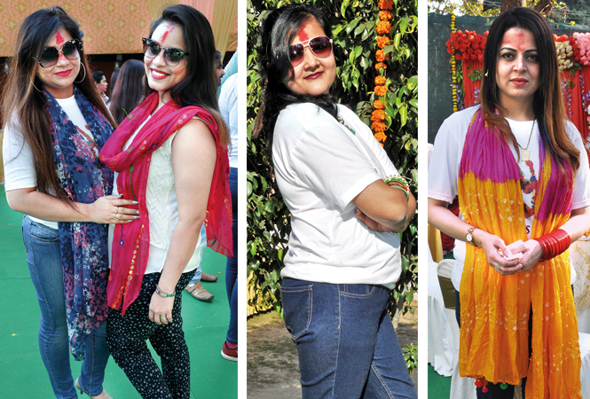 (L) Charu and Richa (C) Harsha (R) Hina (BCCL/ AS Rathor) (L) Charu and Richa (C) Harsha (R) Hina (BCCL/ AS Rathor)