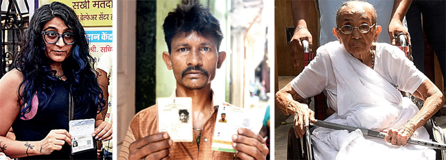 Niharika Khan, Iqbal Afjal Sheikh and 104-year-old Doshi Harkuvar were some of those who didn’t find their names in voter’s list