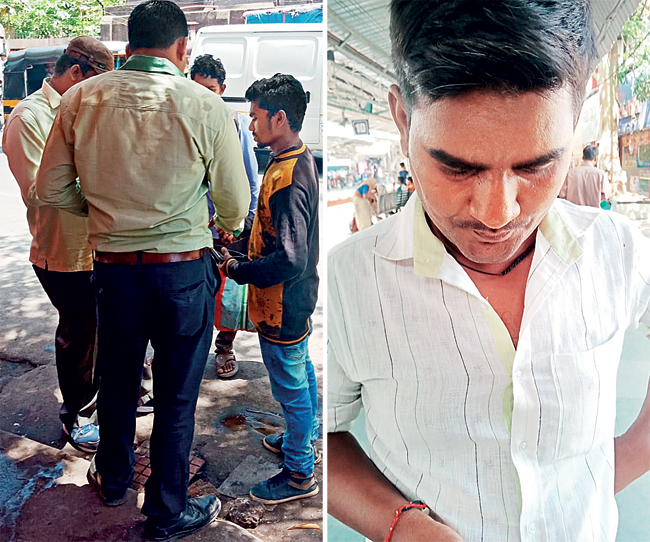 Two more victims of the marshals on Friday - Ananta Patil (left) and Shiv Kumar (Photo by Prashant Narvekar)