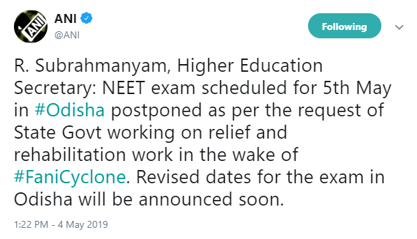 neet 2019 odisha