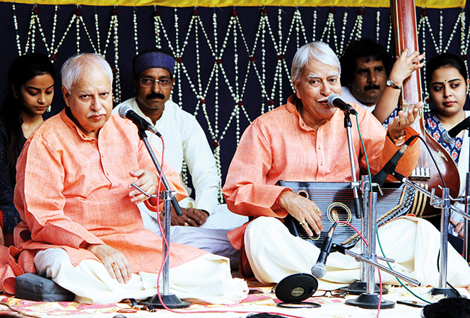 Rajan-Sajan Mishra’s singing had people in a trance (BCCL/ Arvind Kumar)