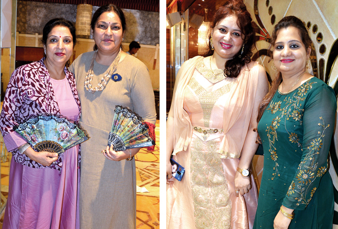 (L) Savina Jain and Juhi Manglik (R) Shagun Adalakha and Richa Nigam (BCCL/ IB Singh)