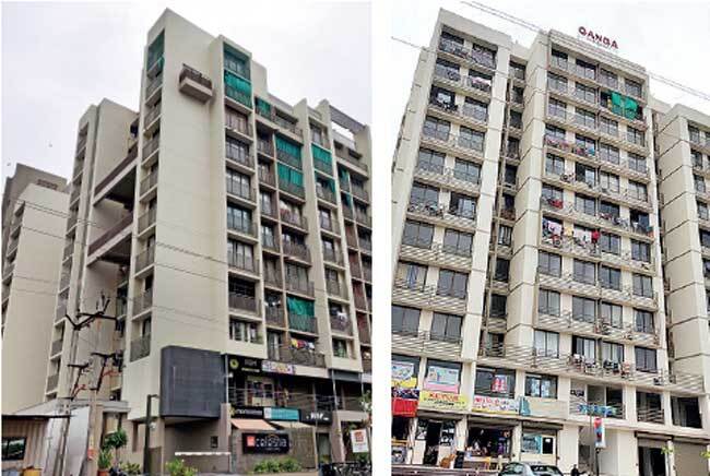 Apartments where ‘poor’ RTE students Henil Patel and Diya Patel live Apartments where ‘poor’ RTE students Henil Patel and Diya Patel live