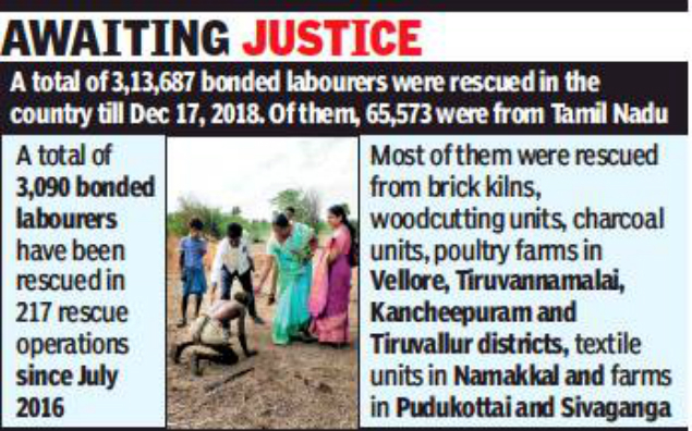 Bonded Labour Tamil Nadu Saw Zero Conviction In Three Years Chennai News Times Of India