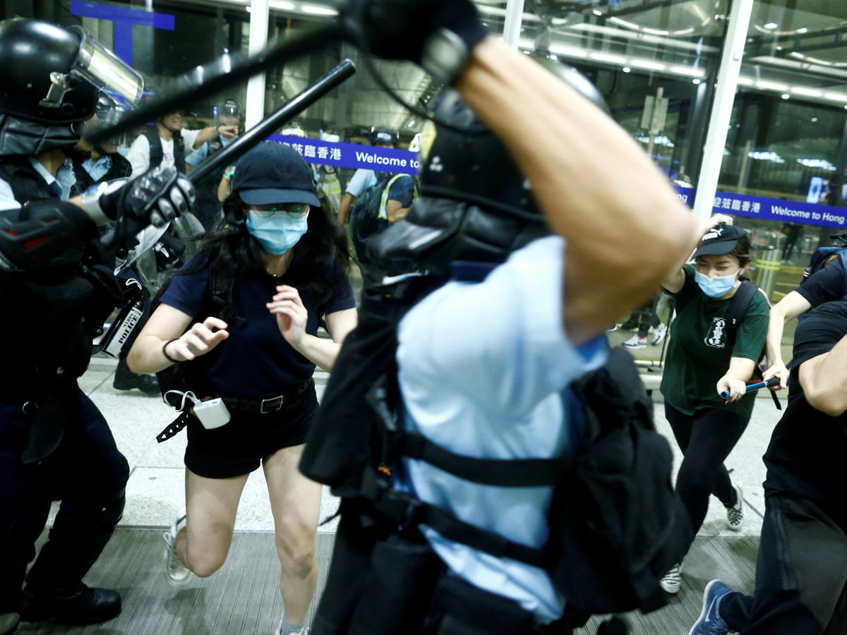 Hong Kong clash