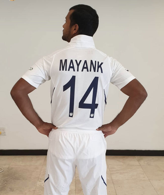 jersey number 14 in indian cricket