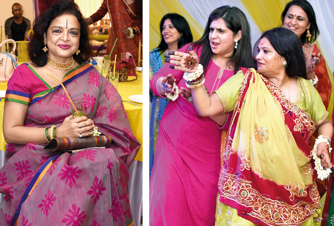 Poonam Atul with Sheena (L) and Rajoo Meena    (BCCL/ Farhan Ahmad Siddiqui)