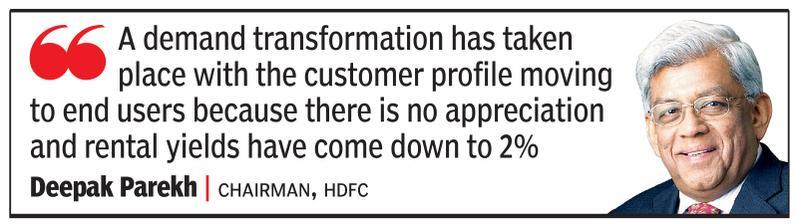 Smaller, cheaper flats to revive housing demand, says Parekh