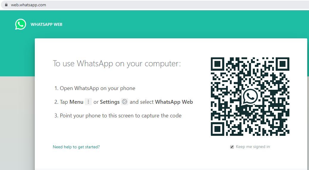 whatsapp desktop computer not connected