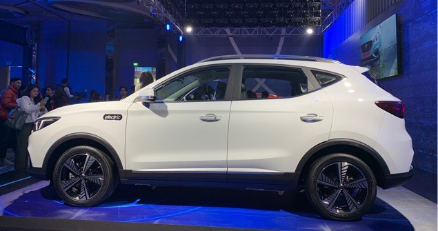 Mg Zs Ev Price Mg Zs Electric Car Unveiled In India Launch