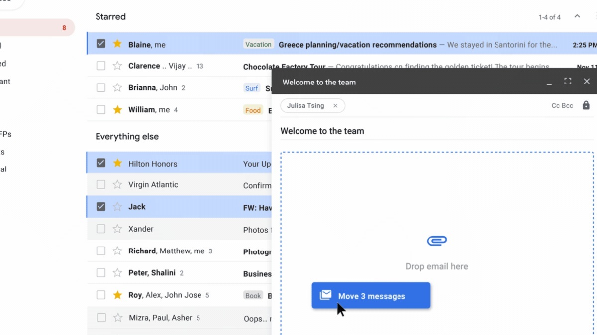 add multi email for gmail