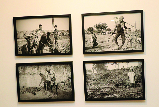 A view of the photographs at the exhibition (BCCL/ Unmesh Pandey)