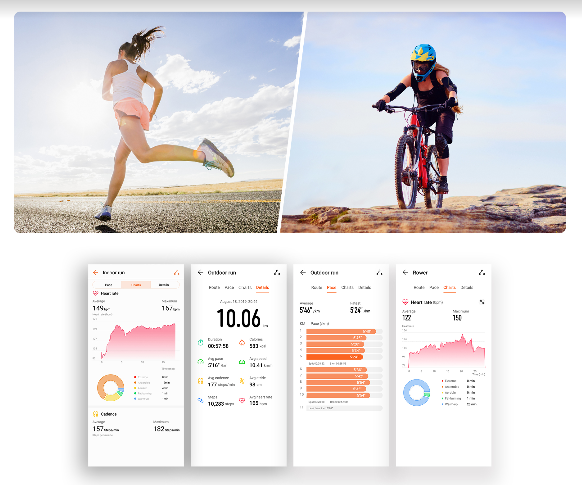 fitness tracker for cycling and walking