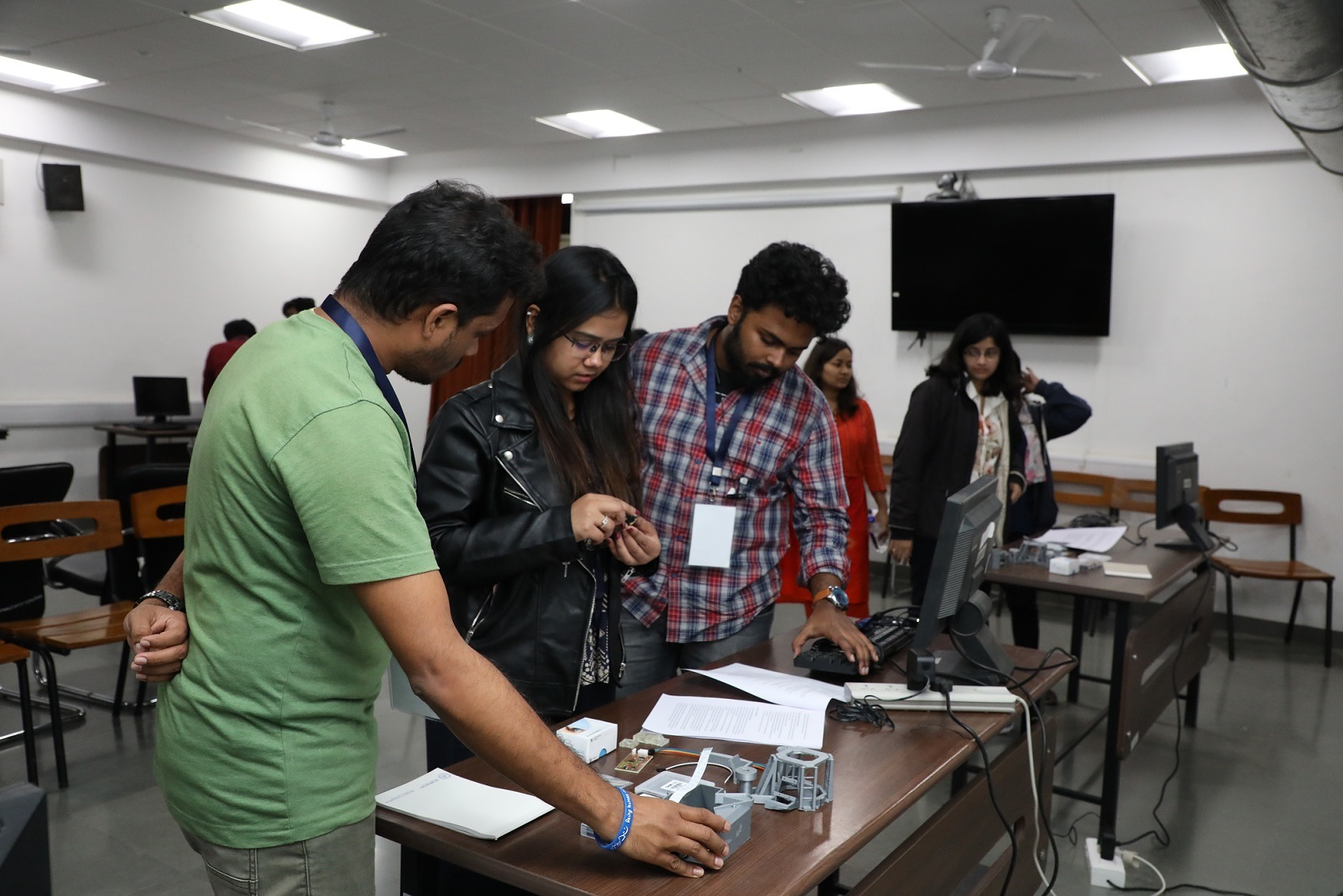 Participants during one of the hands-on session- 1