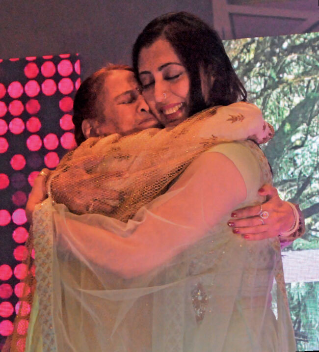 Emotions ran high as moms and daughters walked the ramp