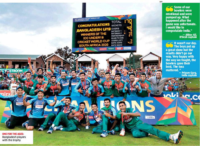 Bangladesh Beat India To Win Maiden Icc U 19 World Cup Title Cricket News Times Of India