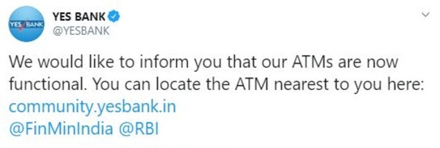 Yes Bank Tweet (1)