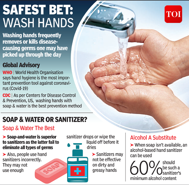 Safest bit wash hands