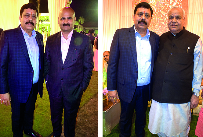 (L) Nikhilesh Dubey and Rishikant Shukla (R) Nikilesh Dubey and Satya Dev Pachauri (BCCL/ IB Singh)
