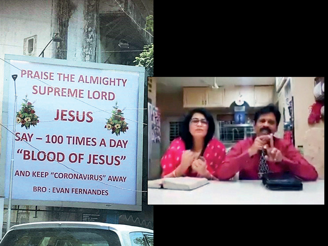 (R) Peter Silway’s speech has been making rounds of social media. Posters prescribing the method have cropped up in Dapodi; PIC: NIKHIL GHORPADE
