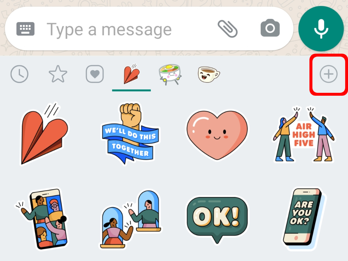 How to download the new Together at Home WhatsApp Stickers 