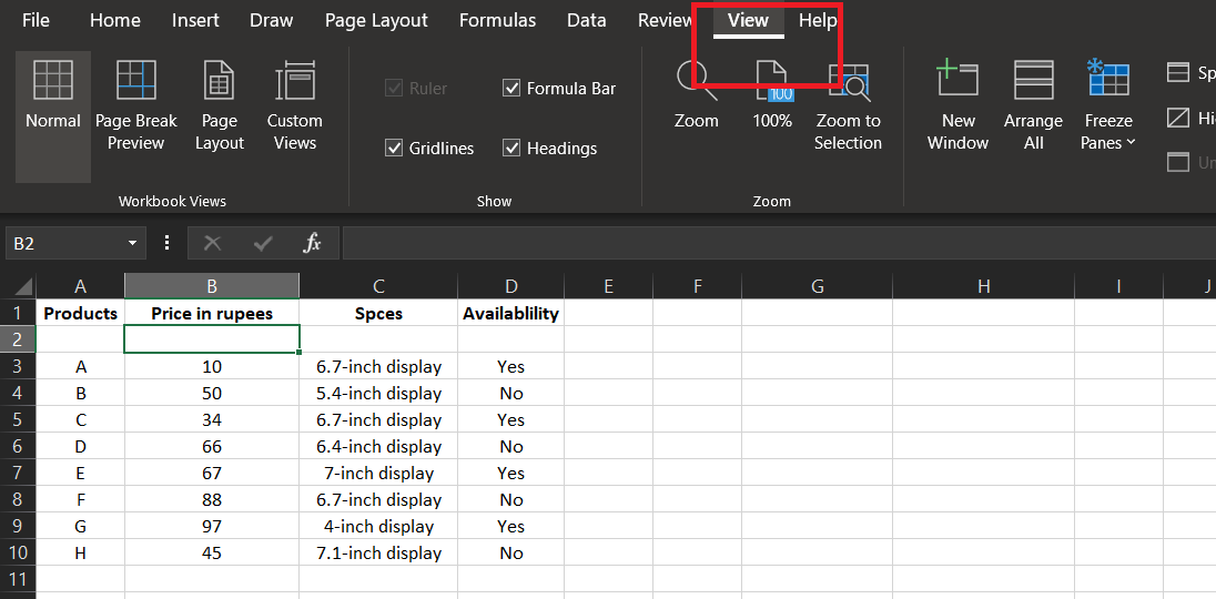 how to freeze multiple panes in excel
