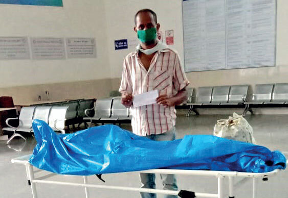 Devrambhai’s son-in-law received the body