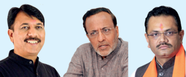 (L to R)Amit Chavda, Arjun Modhwadia, JituJitu Vaghani (L to R)Amit Chavda, Arjun Modhwadia, JituJitu Vaghani
