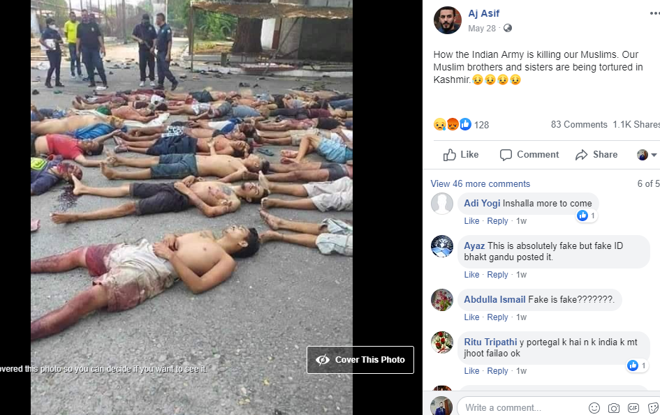 Publicación de Facebook.