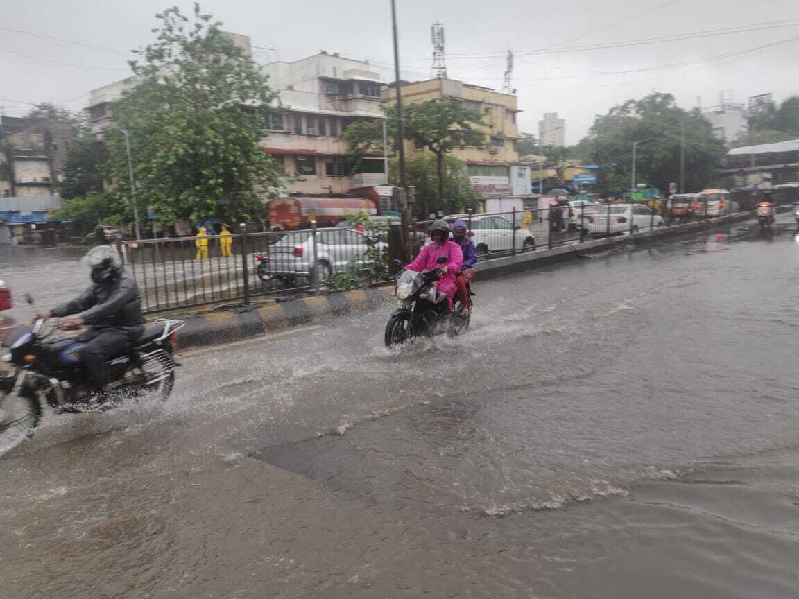 Water logging at Kings Circle. Photo: Sachin Haralkar/BCCL