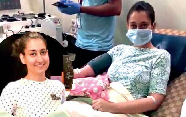 Sumiti donating plasma