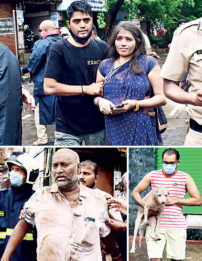 The fire brigade managed to rescue 23 people. Photos by Raju Shinde/ MMCL The fire brigade managed to rescue 23 people. Photos by Raju Shinde/ MMCL