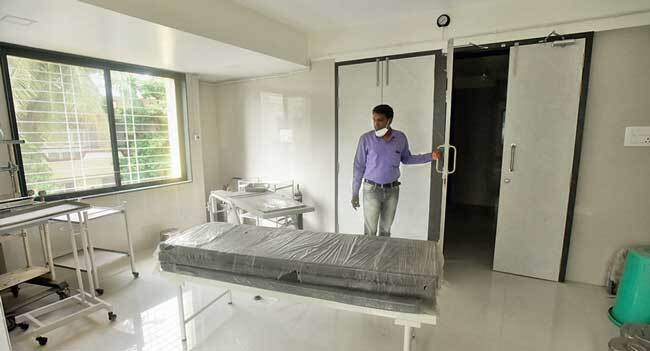 The 42-year-old BAMS doctor’s brand new hospital has at least 15 beds capable of providing oxygen support to patients, as well as five more for intensive care