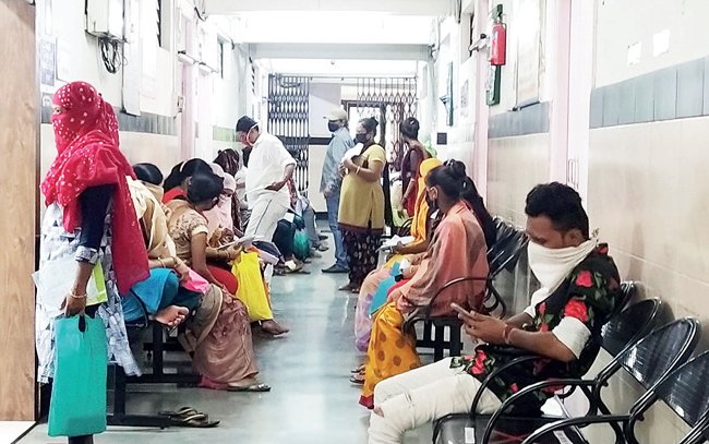 The 160-oxygenated bed facility has partly been funded by Credai but is not yet functional at the civic-run hospital