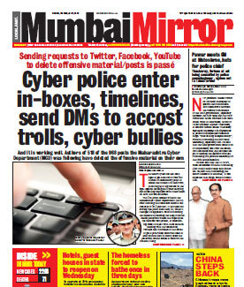 Mirror’s report on July 7 on the MCD’s project to target trolls