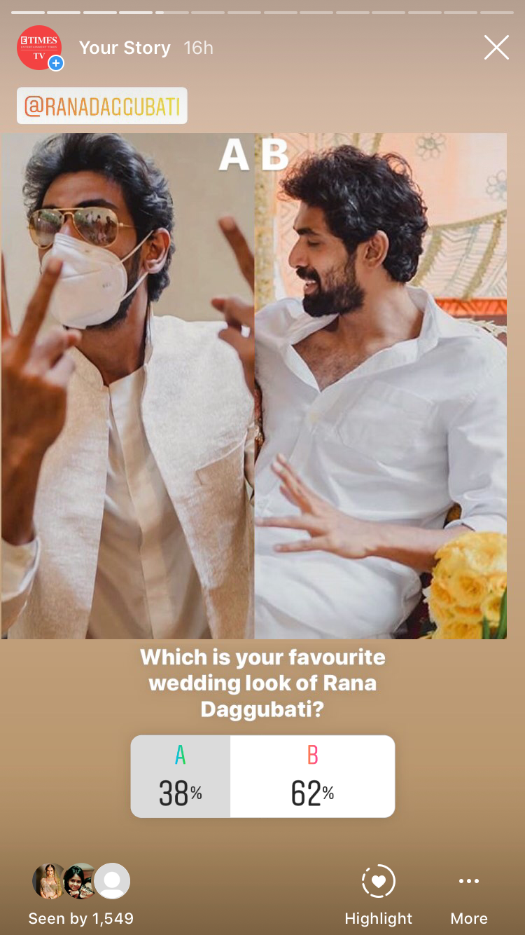 Netizens vote for their favourite pre-wedding look of Rana