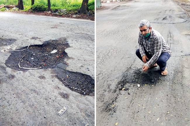 Dadarao Bilhore visited the area in June to document the repairs