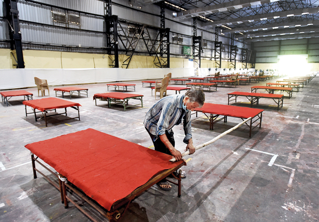 ICU beds will be added at the NESCO Centre in Goregaon