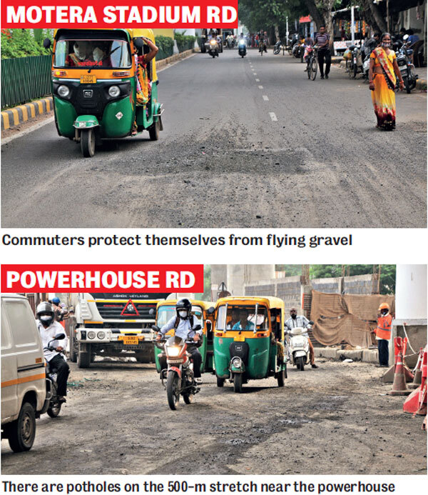 MOTERA STADIUM & POWERHOUSE Road; PICS: NILKANTH DAVE