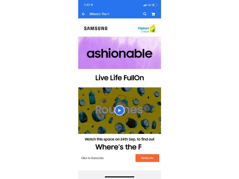 flipkart samsung watch