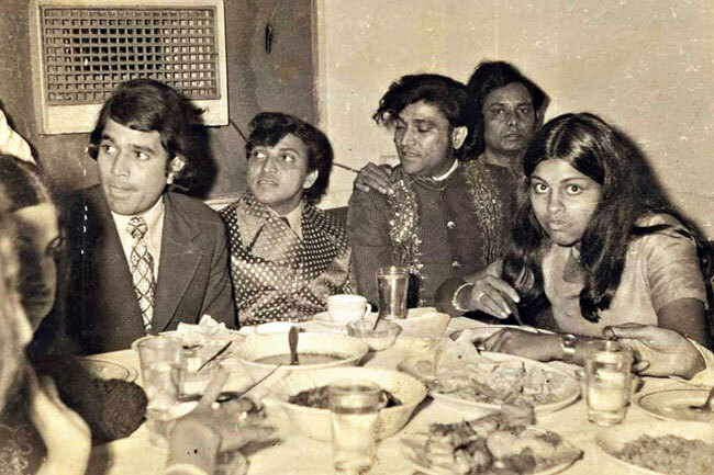 Mahesh-Naresh found fame in Mumbai in the 1960s; seen here with Bollywood’s first superstar Rajesh Khanna