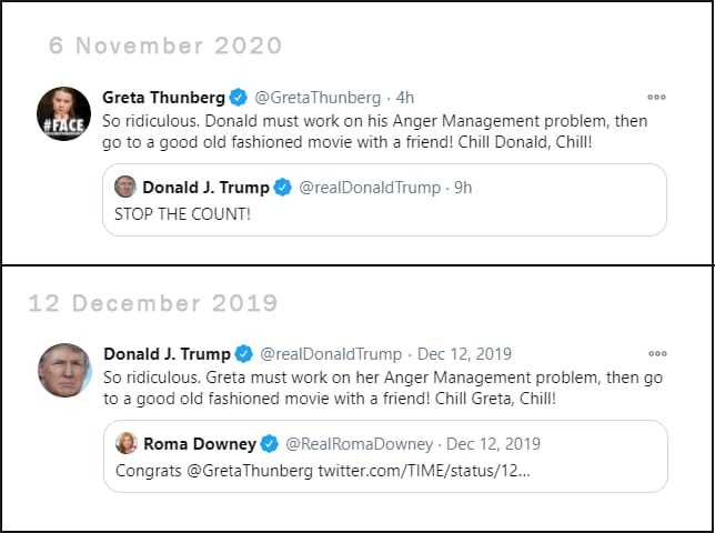 Greta Thunberg Mocks Trump In His Own Words Times Of India