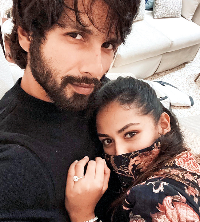 Shahid Kapoor had wife Mira Rajput for company in the hills