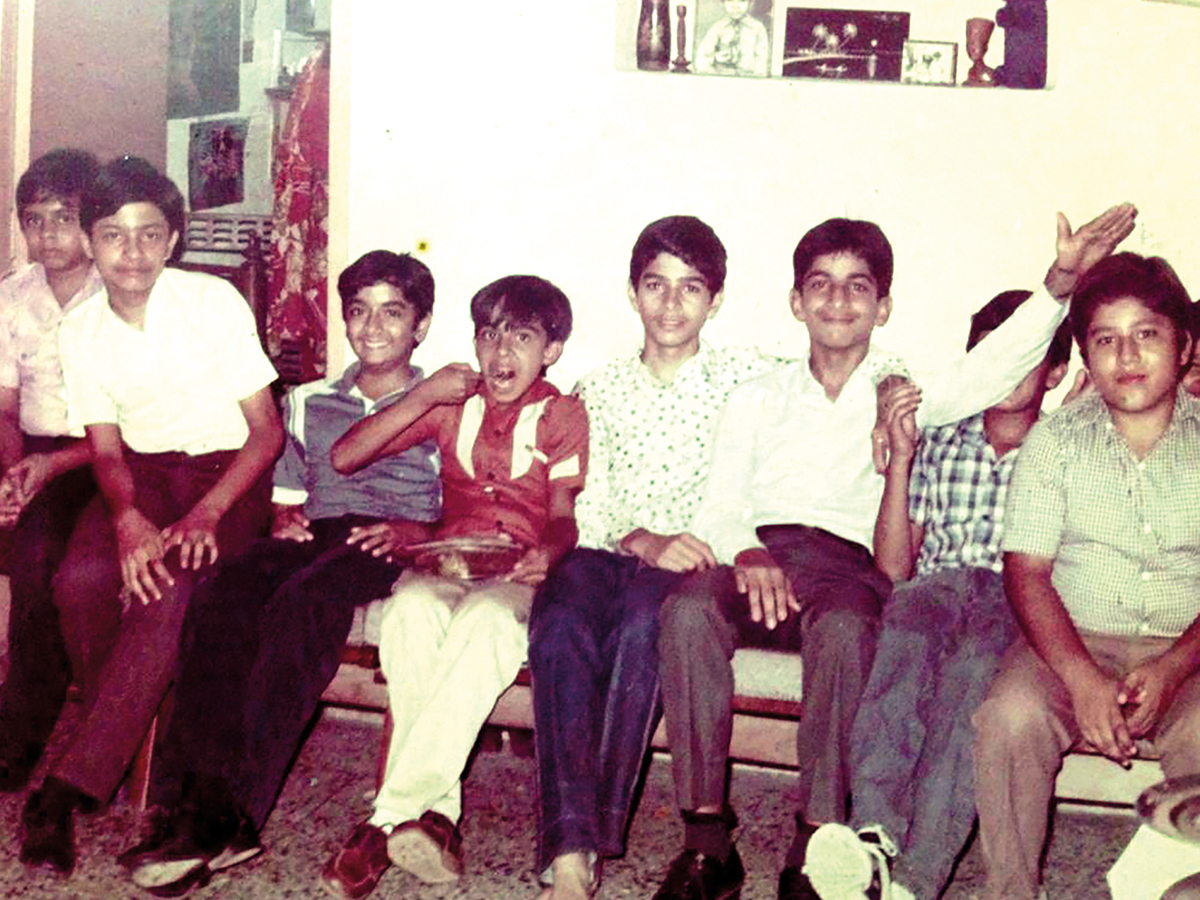 Roshan at a birthday party in 1982 (BCCL)