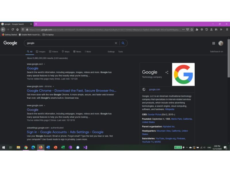 Google Search Dark Mode Google Search May Soon Get Dark Mode On Desktop Times Of India